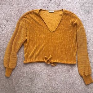 Zara Trafaluc SS18 Drawstring Boho Top